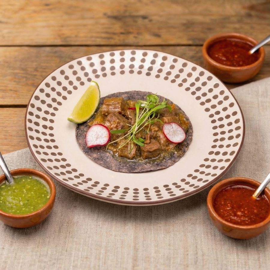 Tlacoyo de barbacoa
